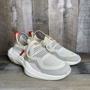 Womens Sorel Explorer Defy Low Gray Knit Athletic Running Sneakers Shoes Size 8